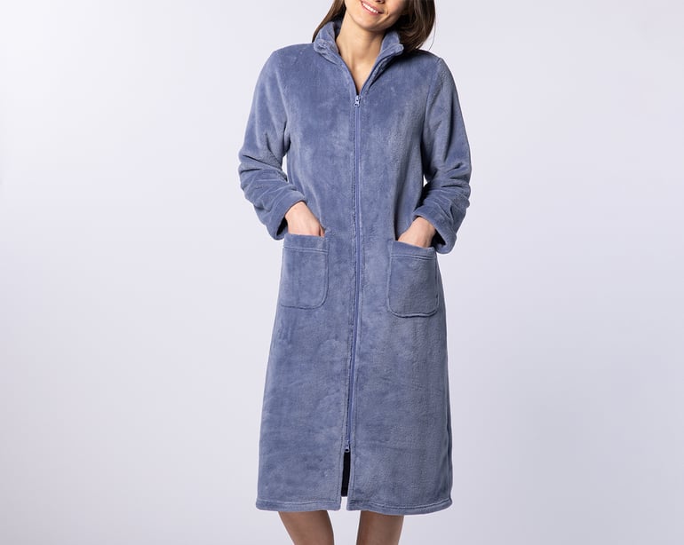 anne de solène PEIGNOIR ZIP Must · lavande