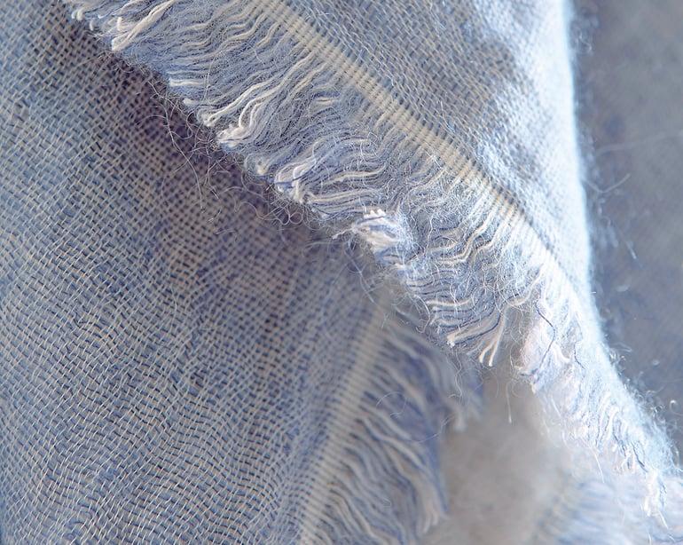 Anne De Solène PLAID Ambiance · Bleu
