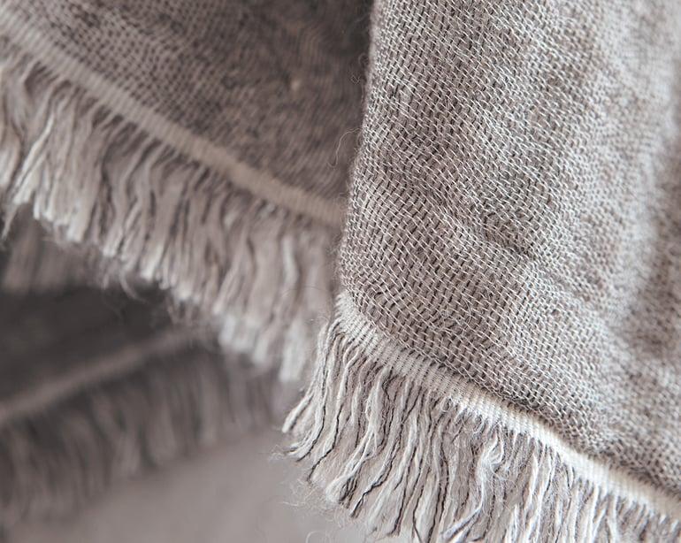 Anne De Solène PLAID Ambiance · Brun