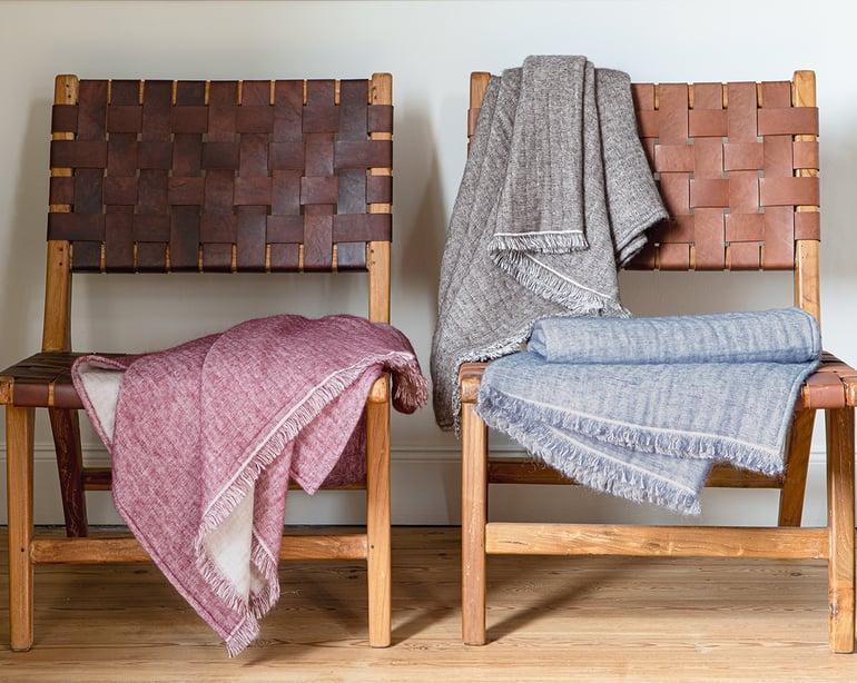 Anne De Solène PLAID Ambiance · Lie De Vin