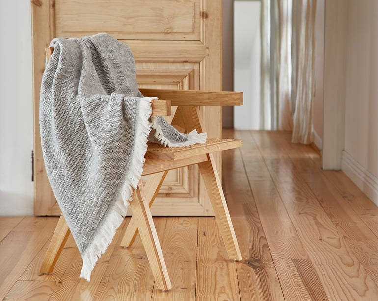 anne de solène PLAID Angelique · Granit