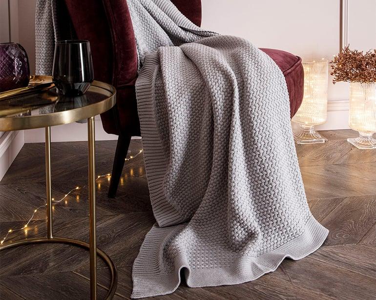 Anne De Solène PLAID Bohème · Gris