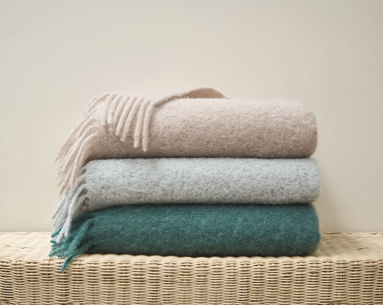 Anne De Solène PLAID Instant · Gris Clair