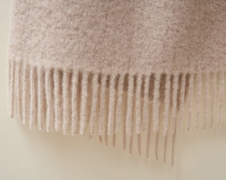 Anne De Solène PLAID Instant · Marron Glacé
