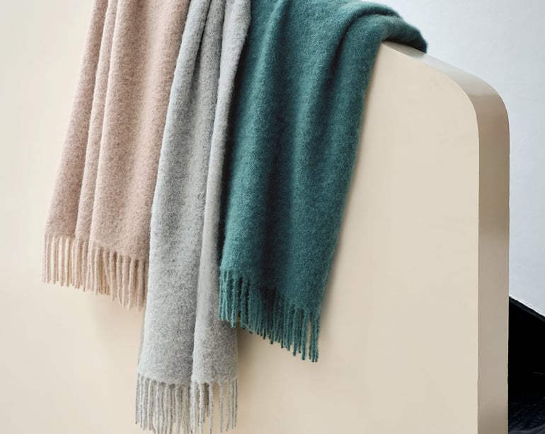 Anne De Solène PLAID Instant · Marron Glacé