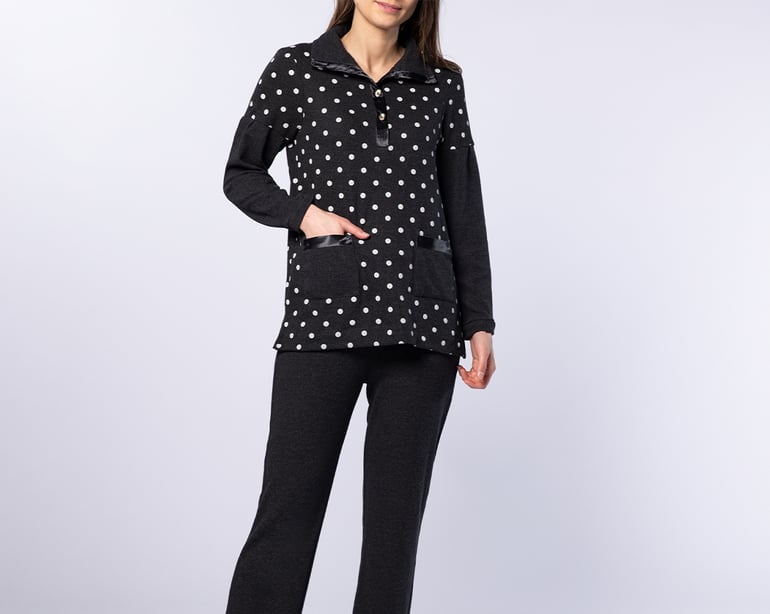 anne de solène PYJAMA Ellen · anthracite