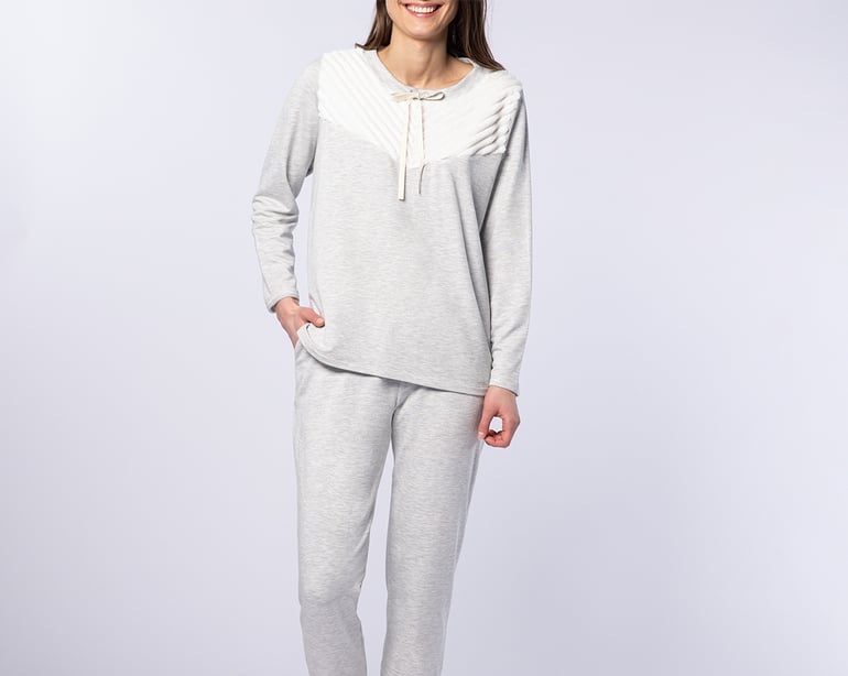 anne de solène PYJAMA Hypno · gris chiné