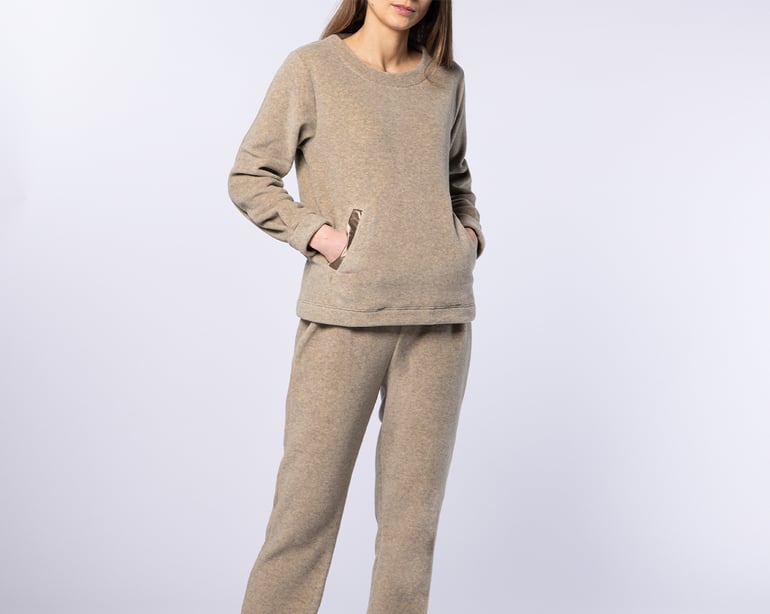 anne de solène PYJAMA Micro · beige chiné