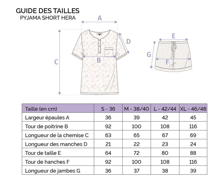 Anne De Solène PYJAMA SHORT Hera