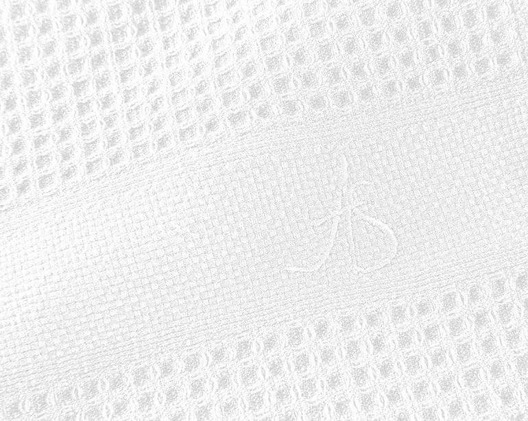 Anne De Solène SERVIETTE INVITE Naïade · Blanc