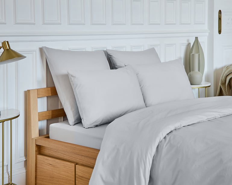 Anne De Solène Taie D'oreiller Amance · Gris Perle