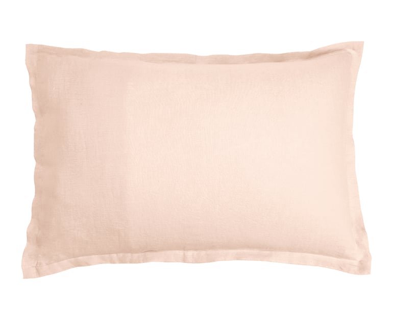 Anne De Solène TAIE D'OREILLER Lin Lavé Lina · Nude