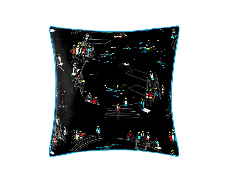 Anne De Solène TAIE D'OREILLER Piscine