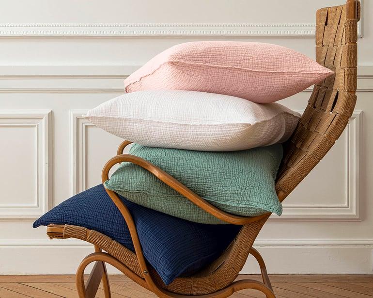 Anne De Solène TAIE D'OREILLER Source · Blush