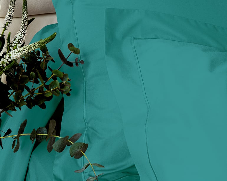 Anne De Solène TAIE D'OREILLER Vexin · Emeraude