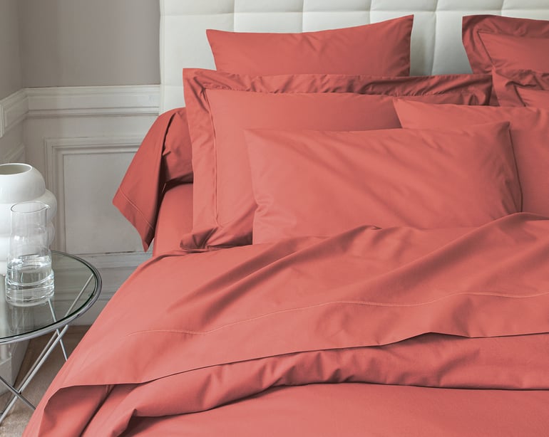 Anne De Solène TAIE D'OREILLER Vexin · Terracotta