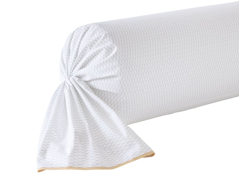 Anne De Solène TAIE DE TRAVERSIN Perle Lune