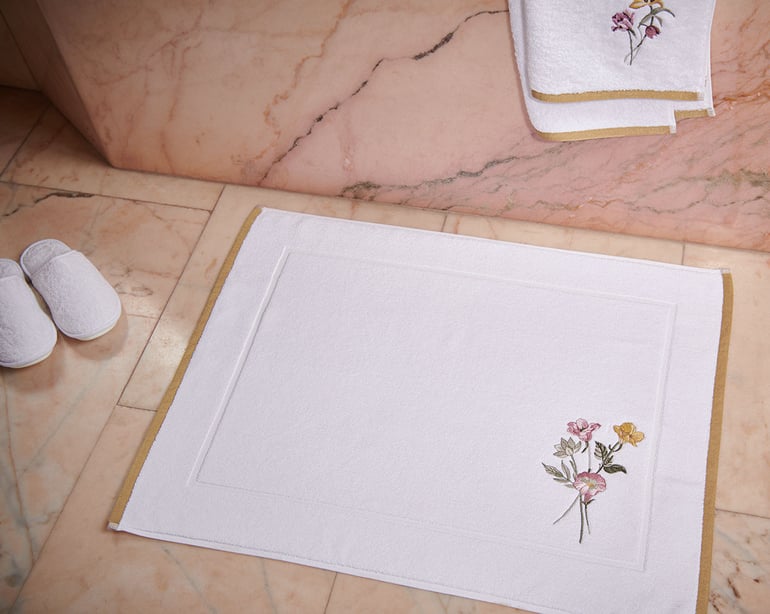 anne de solène TAPIS DE BAIN Perle lune