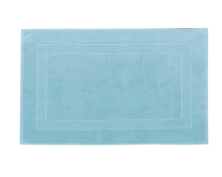 anne de solène TAPIS DE BAIN Pétale · Azur