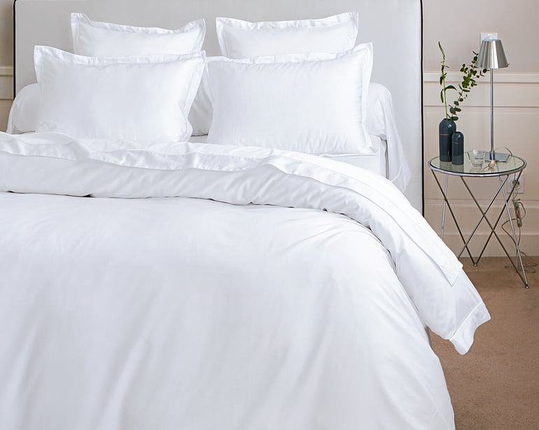 Anne De Solène HOUSSE DE COUETTE Breteuil · Blanc/Blanc