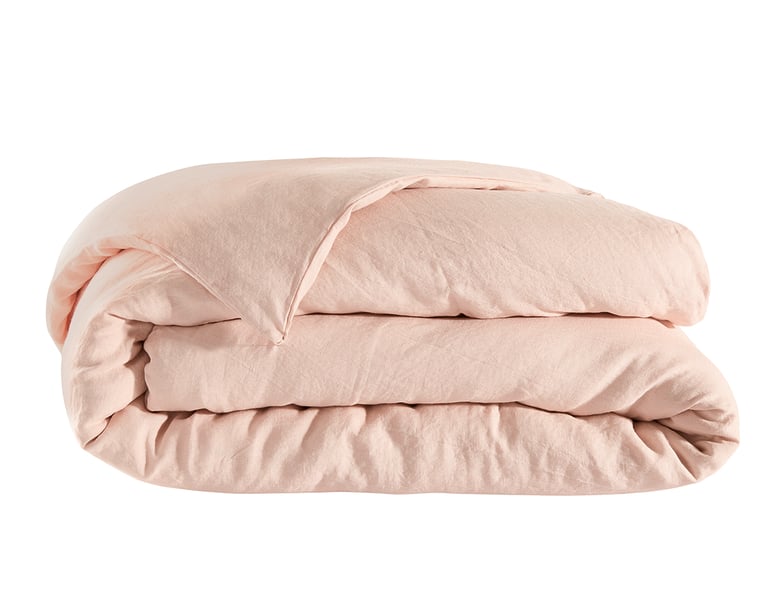 Anne De Solène HOUSSE DE COUETTE Lin Lavé Lina · Nude
