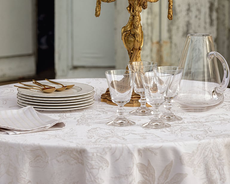 Anne De Solène LOT DE 4 SERVIETTES DE TABLE 4 Continents · Grege