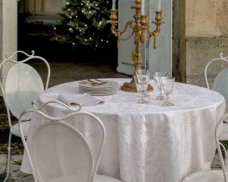 Anne De Solène LOT NAPPE + SERVIETTES DE TABLE 4 Continents · Grege