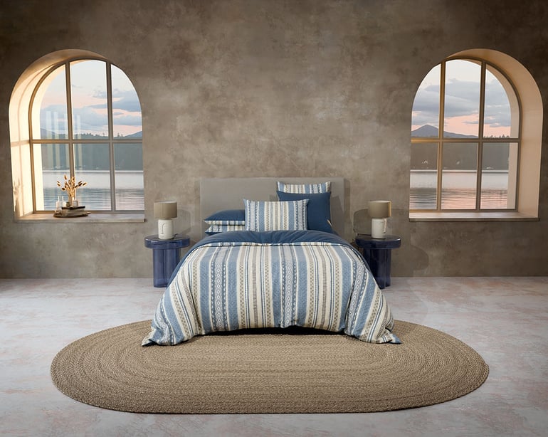 Anne De Solène PACK HOUSSE DE COUETTE + TAIE(S) D'OREILLER Cyclades