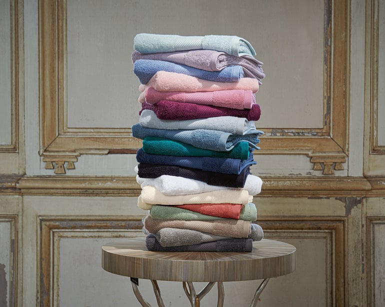 Anne De Solène SERVIETTE INVITE Pétale · Terre De Sienne