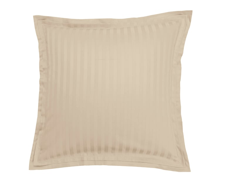 anne de solène TAIE D'OREILLER Allure Discrétion · Grège