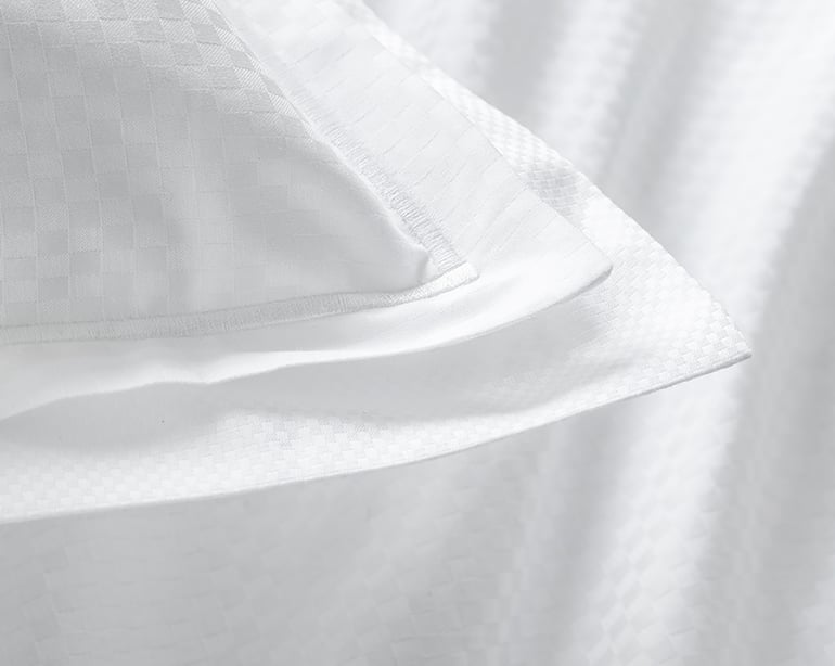 Anne De Solène TAIE D'OREILLER Bord De Mer · Blanc/Blanc