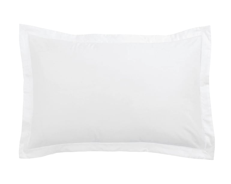 Anne De Solène TAIE D'OREILLER Breteuil · Blanc/Blanc