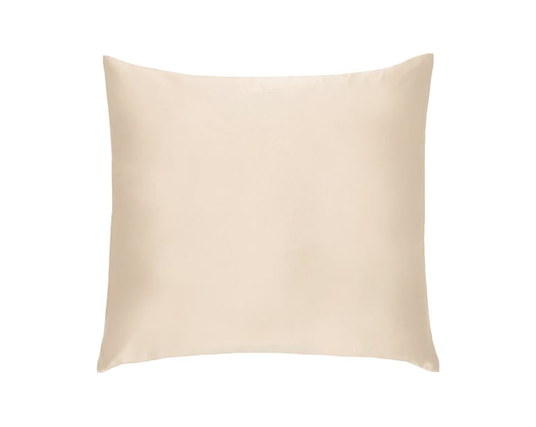 anne de solène TAIE D'OREILLER EN SOIE Caresse · Caramel