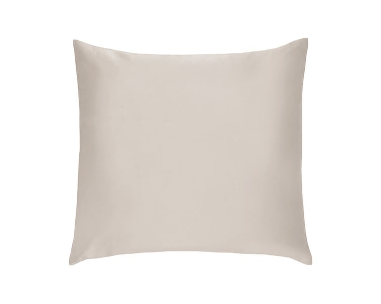 anne de solène TAIE D'OREILLER EN SOIE Caresse · Nacre