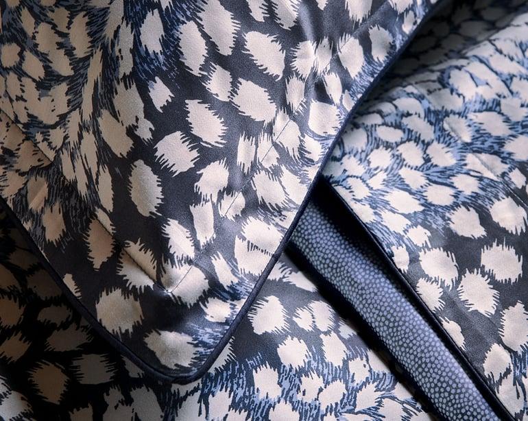 Anne De Solène TAIE D'OREILLER Imaginaire · Bleu Nuit