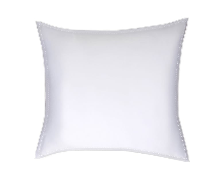 anne de solène TAIE D'OREILLER Pure White Satin Lavé · Blanc · Finition Blanc