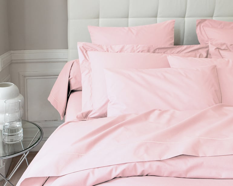 Anne De Solène TAIE D'OREILLER SANS VOLANT Vexin · O De Rose