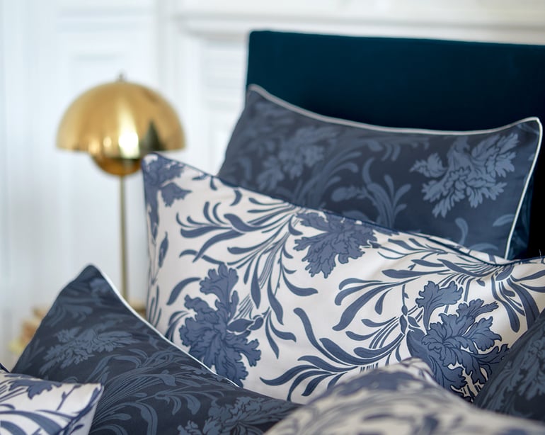 Anne De Solène TAIE D'OREILLER Victoria Park · Marine