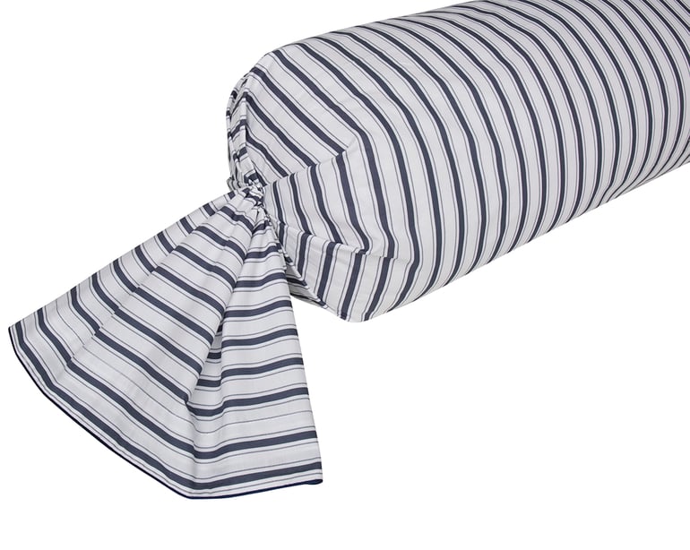 anne de solène TAIE DE TRAVERSIN 4 Continents · Blanc/Bleu