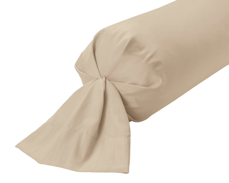 anne de solène TAIE DE TRAVERSIN Allure Discrétion · Grège