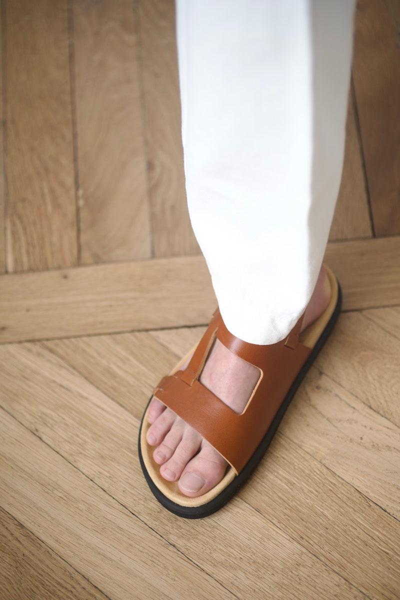 Anne Thomas Daddy Sandals Gattopardo Ambra