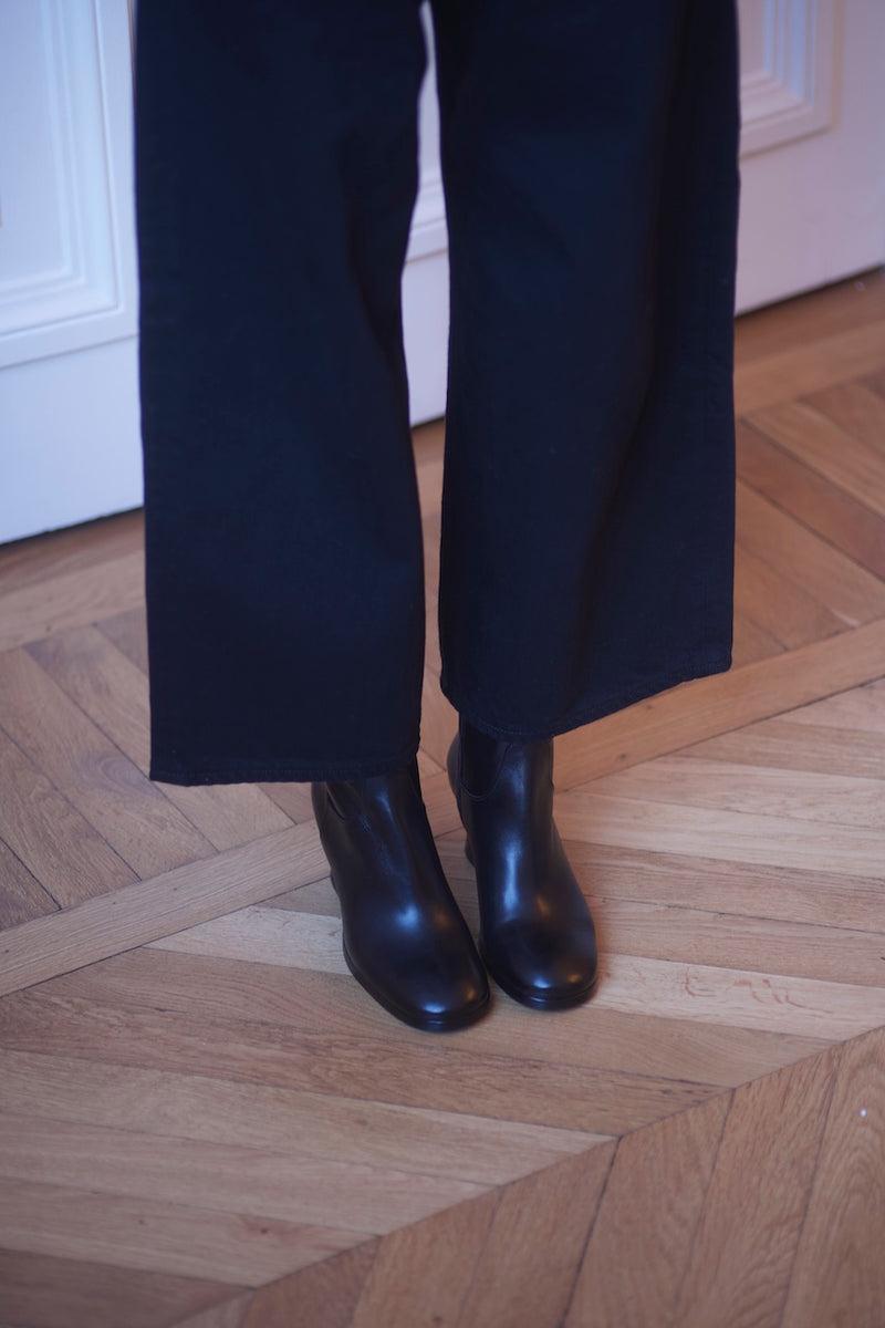 Anne Thomas Dallas Boots Calf Black