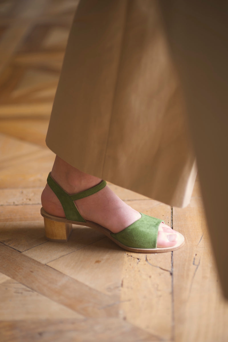 Anne Thomas Emily Sandales Velours Tartaruga / 39