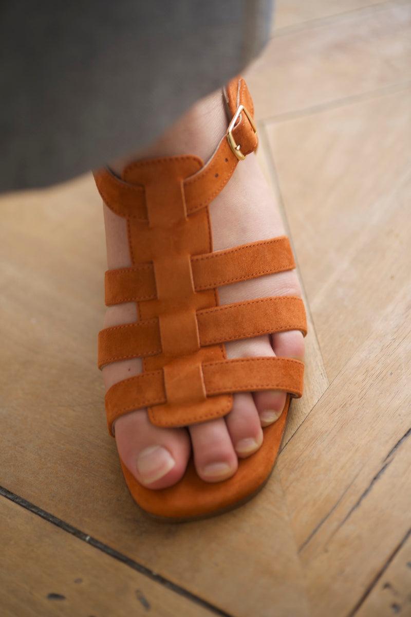 Anne Thomas Goudes Sandals Velours Ola