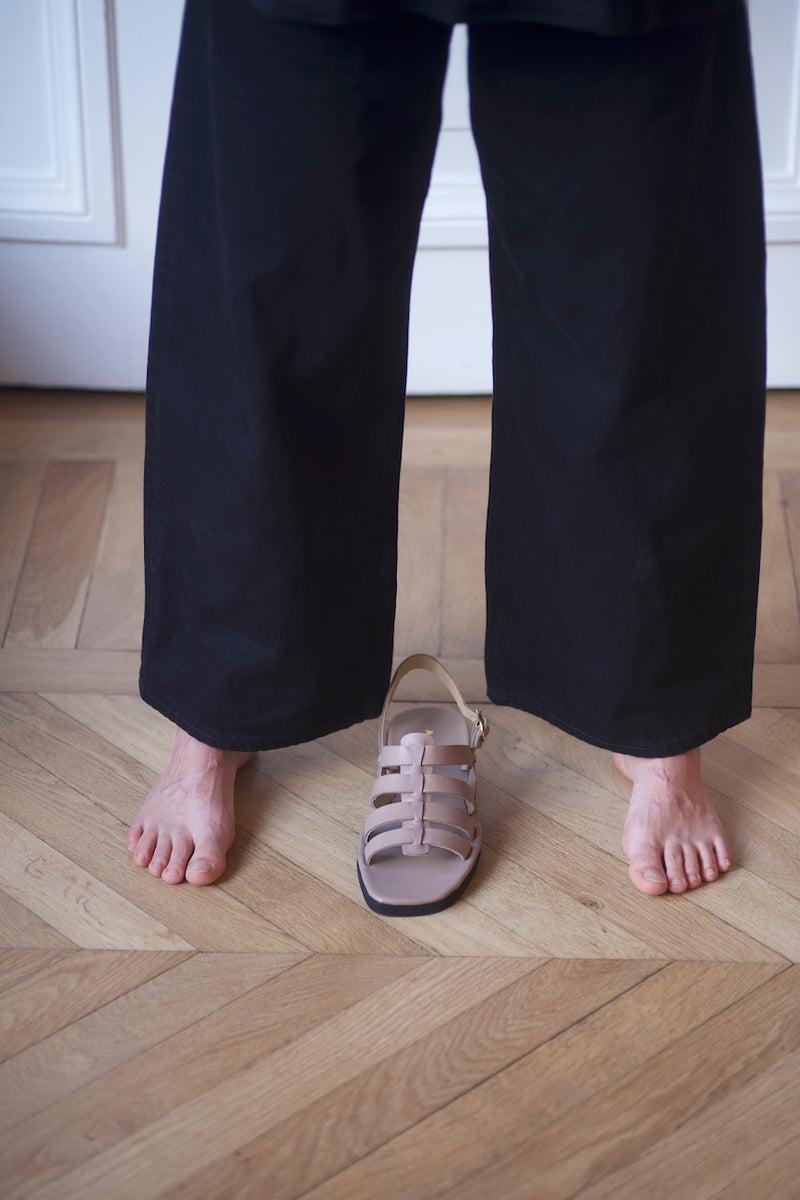 Anne Thomas Jérusalem Sandals Florida Taupe
