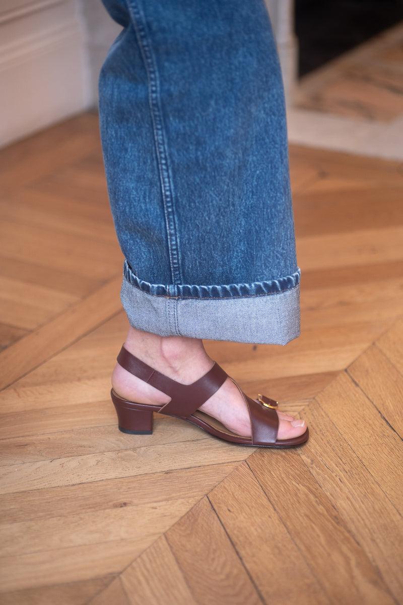 Anne Thomas Kabuki Sandals Nappa Guiana