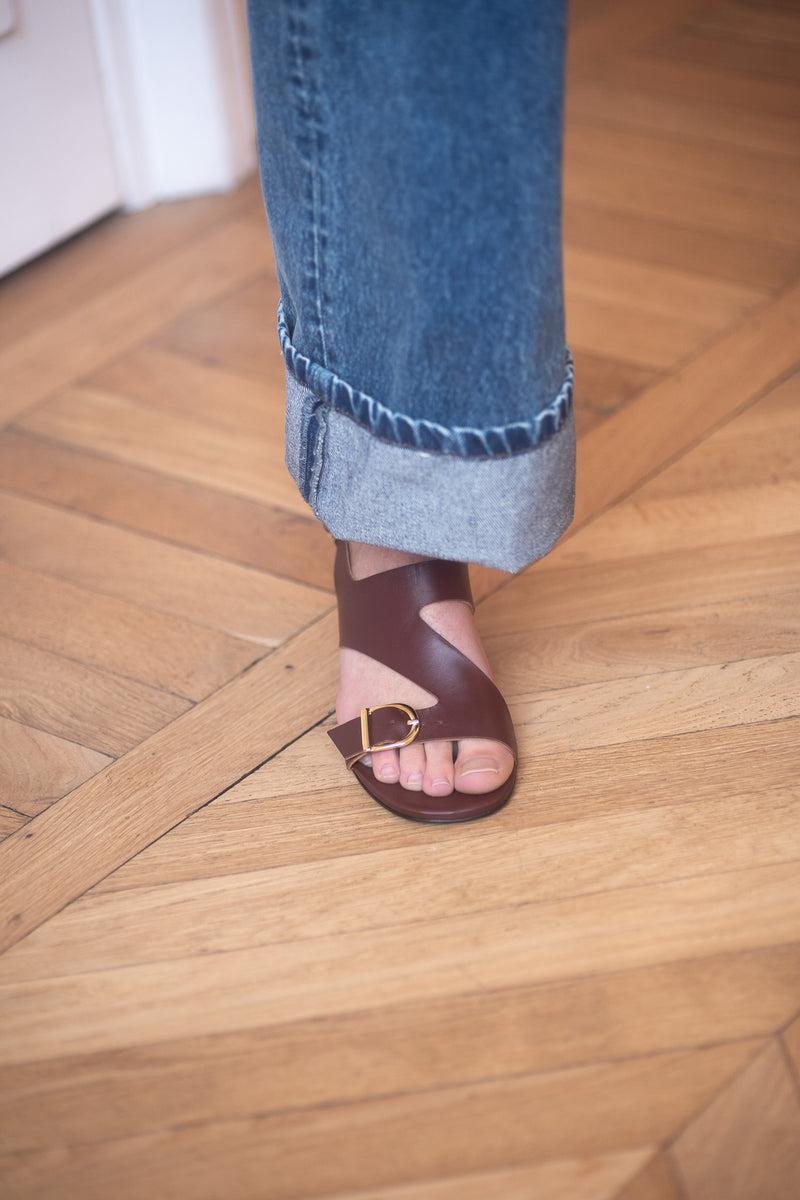 anne thomas Kabuki Sandals Nappa Guiana