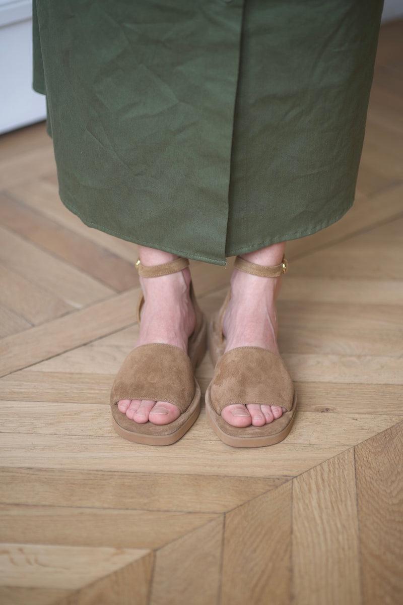 anne thomas Kreutzberg Sandals Softy Sigaro