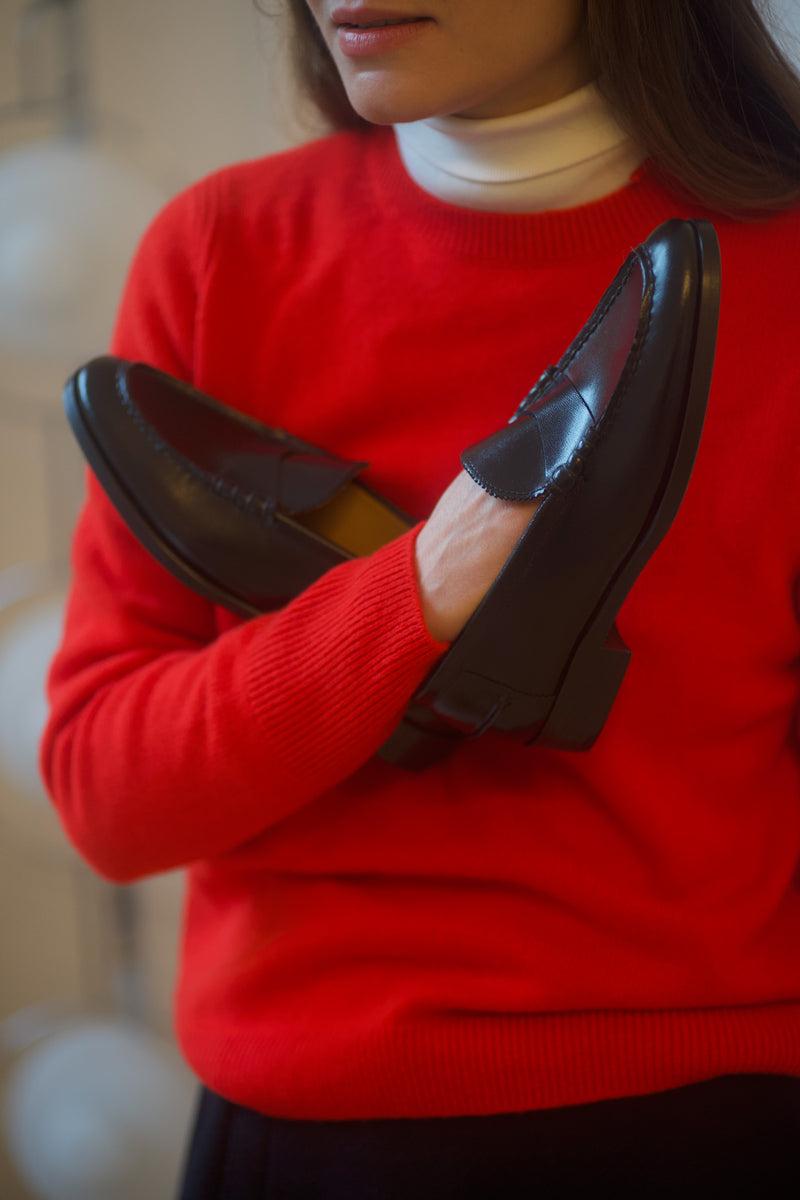Anne Thomas Marie Cécile Loafers Shinny Calf Black
