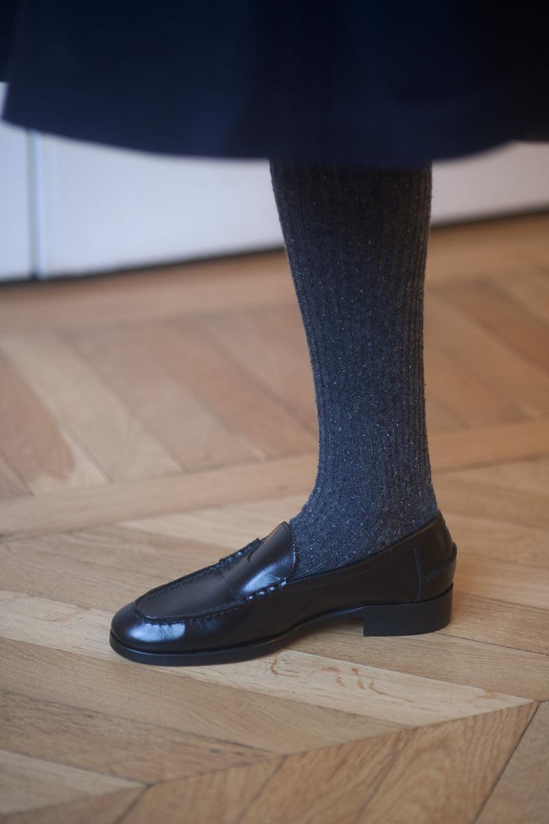 Anne Thomas Marie Cécile Loafers Shinny Calf Black